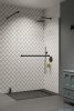 Radaway Modo New II Brushed GunMetal z wieszakiem kabina Walk-in 95x200 szczotkowany grafit 389095-92-01W